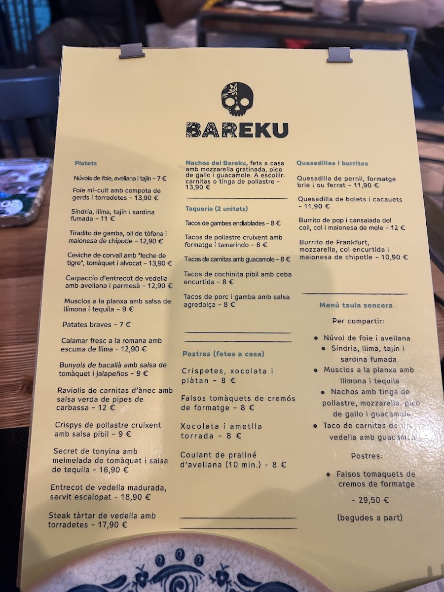 Menu - Bareku photo 7